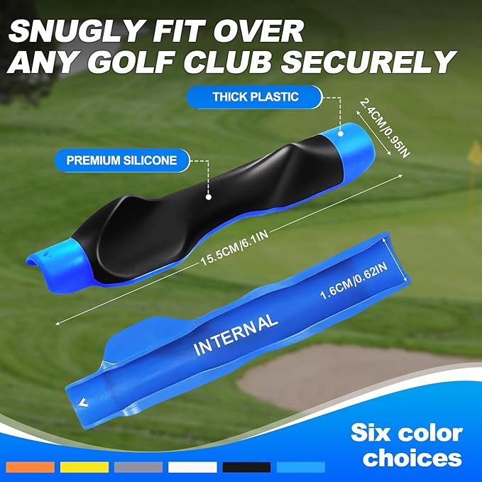 Golf Grip Trainer, Golf Club Grip, Golf Grip Training Aid, Helps Improve and Train Correct Hand Position (Right Hand )