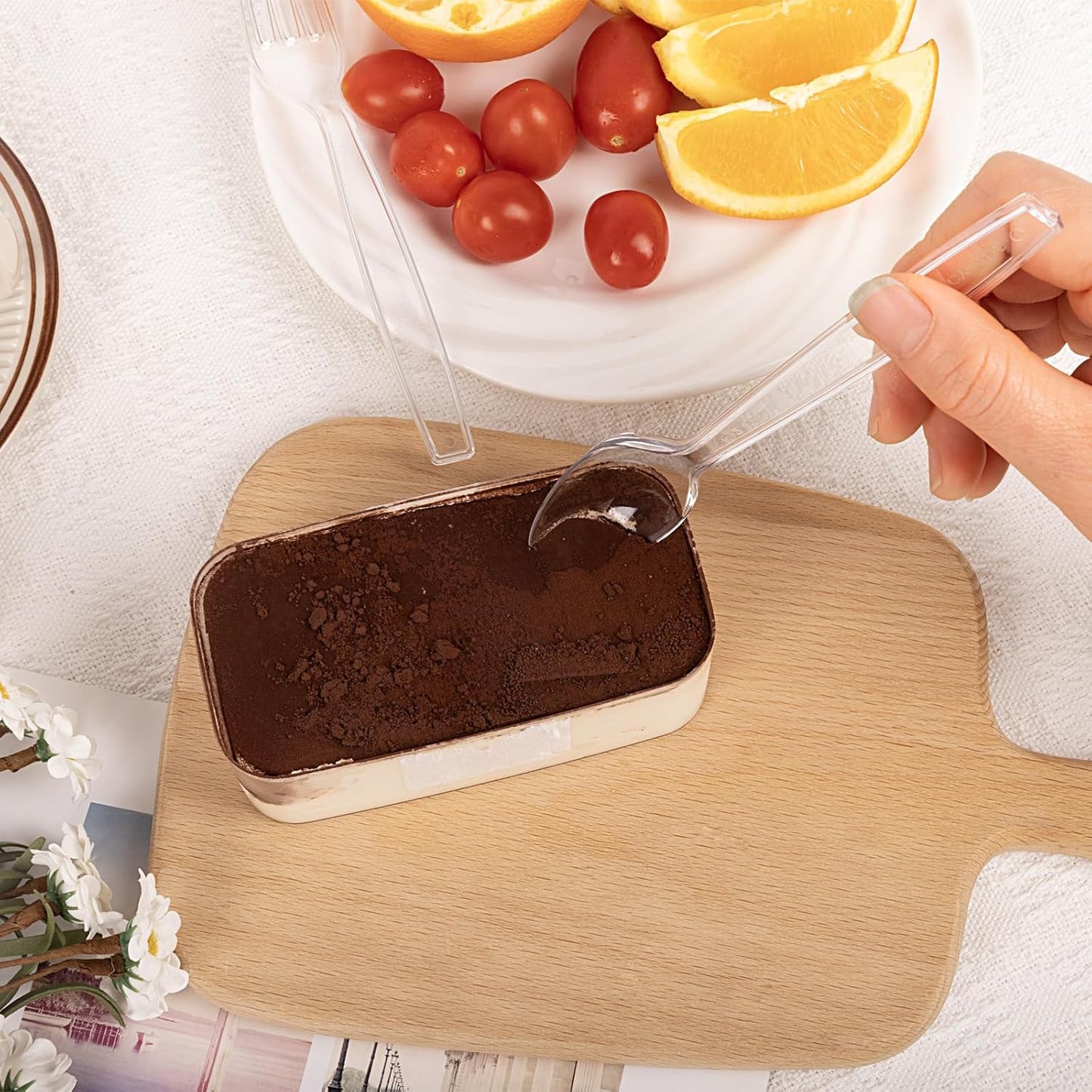 3000 Count Plastic Spoons Bulk - Plastic Silverware Spoons Heavy Duty, BPA-Free, Heat Resistant, Suitable for Family Gatherings, Outdoor Events, Commercial Catering