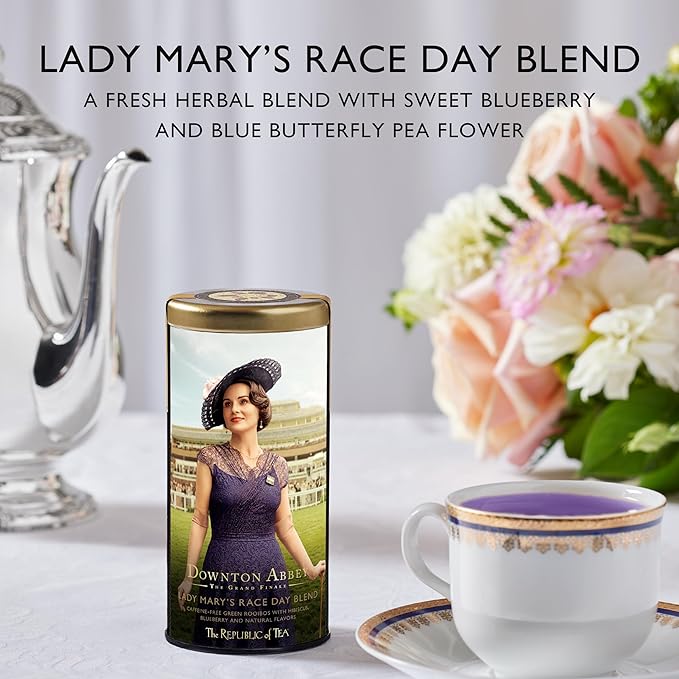 The Republic of Tea — Downton Abbey Lady Mary’s Race Day Herbal Tea Blend, 36 Tea Bags
