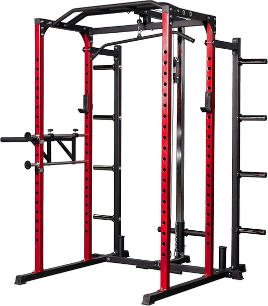 REP Fitness PR-1100 Power Rack - 700 lbs Rated Lifting Cage for Weight Training