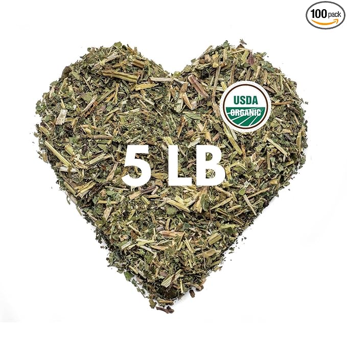 Super Value Pack 5 LB - Organic Lemon Balm Tea - Melissa Officinalis - Improve Sleep, Support Digestion, Lower Stress Levels