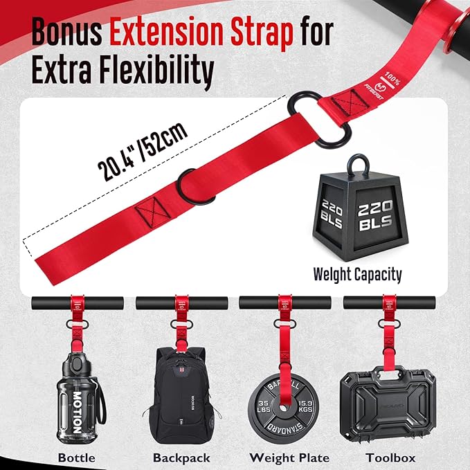 FitBeast Forearm Strengthener & Wrist Roller Forearm Exerciser - Adjustable Forearm Strength Trainer with Thickened Anti-Slip Grip Handles, Ideal for Boosting Grip Strength & Muscle Building