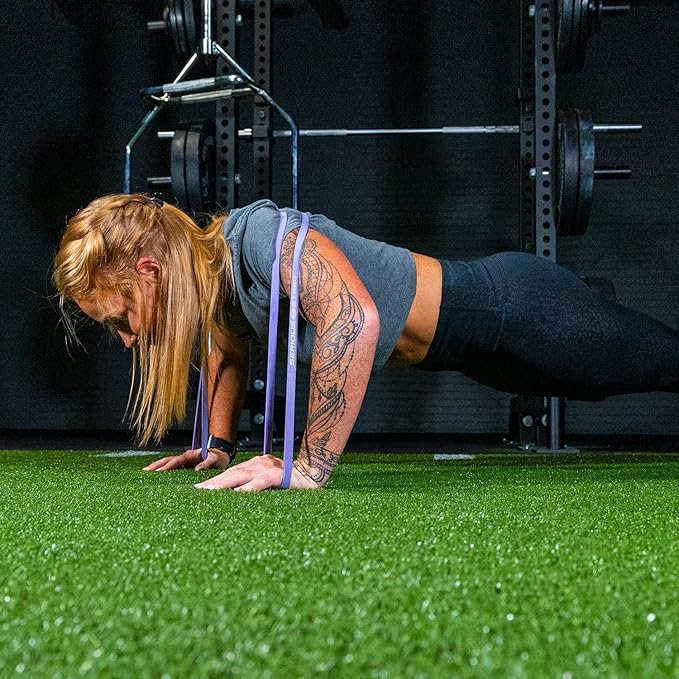 Serious Steel Fitness 32" Resistance Training Bands (Portable Exercise Band System Training Bands- Great for Individuals Under 5'10")