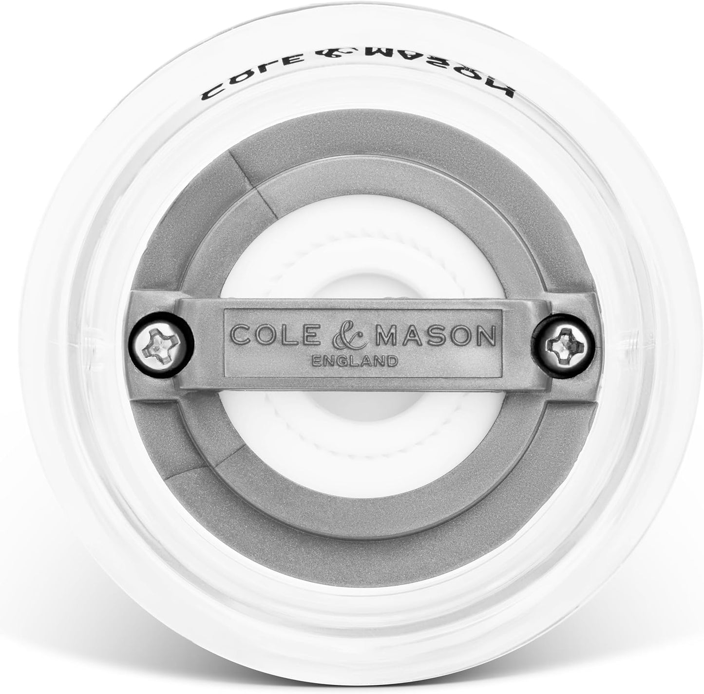 Cole & Mason Bromley Pepper Mill, 6" - Pepper Grinder with Ultra-Sharp Grinding Mechanism - Flavor-Enhancing Pepper Shaker - Refillable Mill with Adjustable Grinding - Acrylic, Pepper Mill