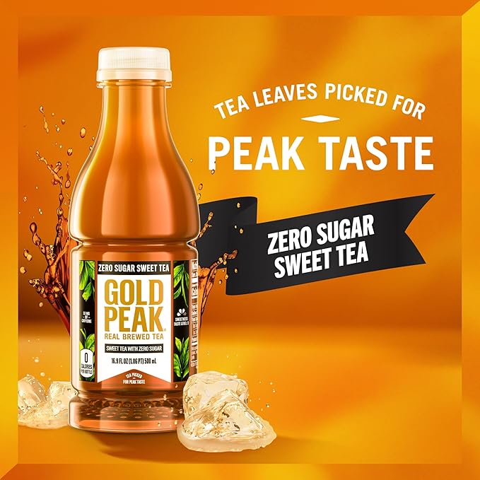 Gold Peak Tea, Diet Tea, 16.9 fl oz, 6 Pack