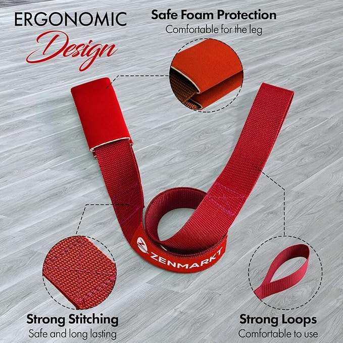 Stretching Strap for Cheer – Flexibility Stunt Strap for Cheerleaders – Durable Cheer Stretching Bands for Improved Flexibility, Range of Motion – Essential Cheer Accessories