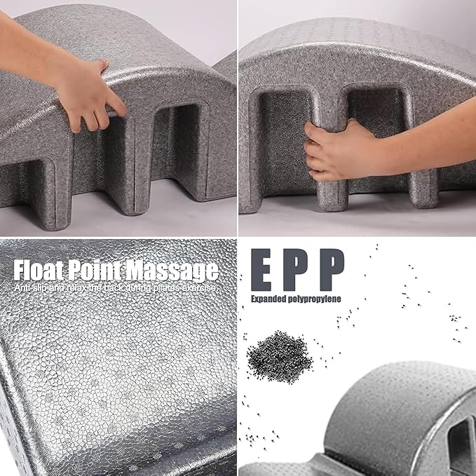 Spine Corrector Pilates, S Curve for Balance Pilates Spine Corrector Equipment Core Strengthening and Back Pain Relief