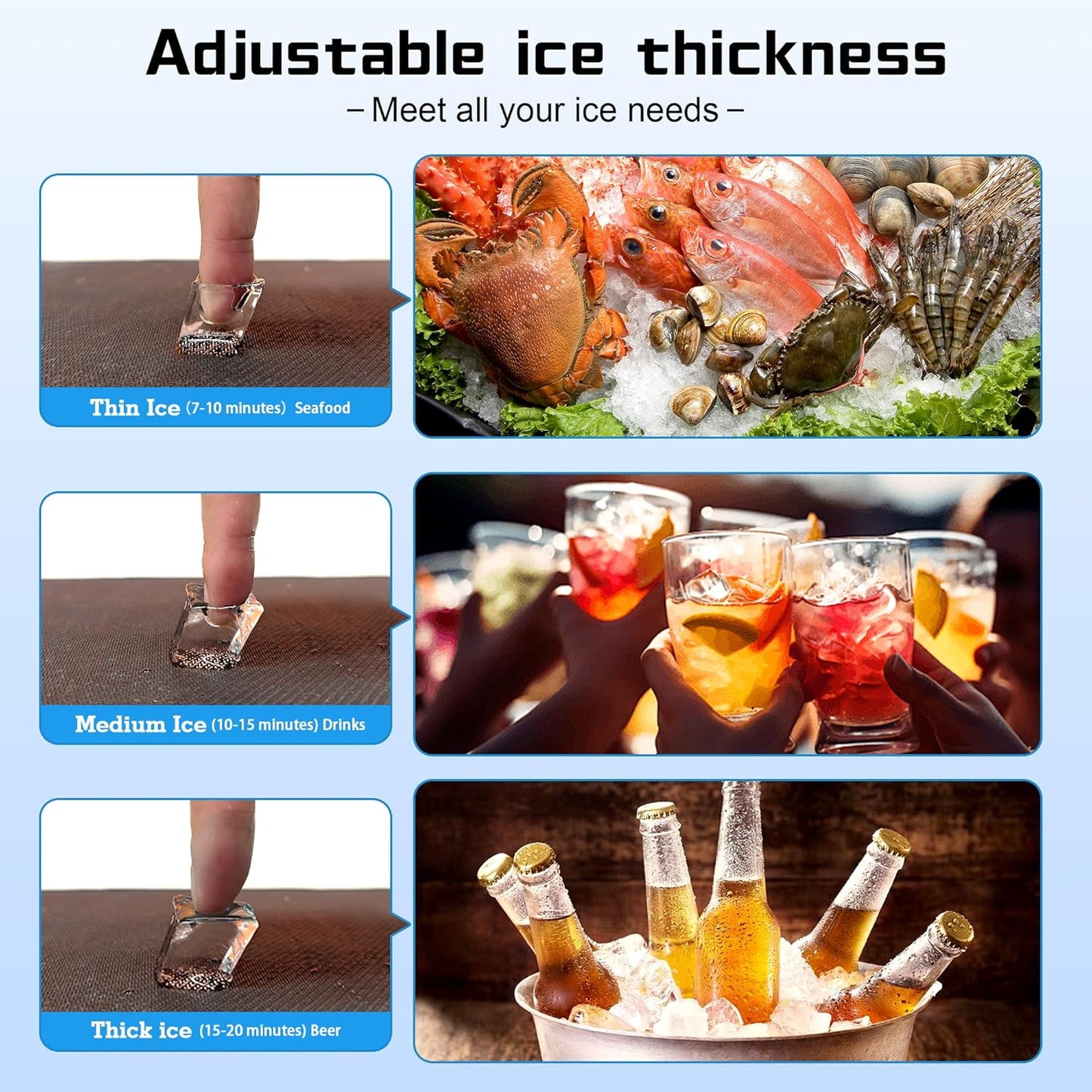 Commercial Ice Maker Machine 400Lbs/24H with 250Lbs Large Ice Storage Bin,Stainless Steel Industrial Ice Machine 156 Ice Cubes/Cycle with Touch Screen,Self-Cleaning for Restaurants Bars Cafes