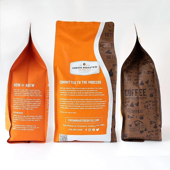 Fresh Roasted Coffee, Dark Nebula, 5 lb (80 oz), Medium Roast, Kosher, Whole Bean