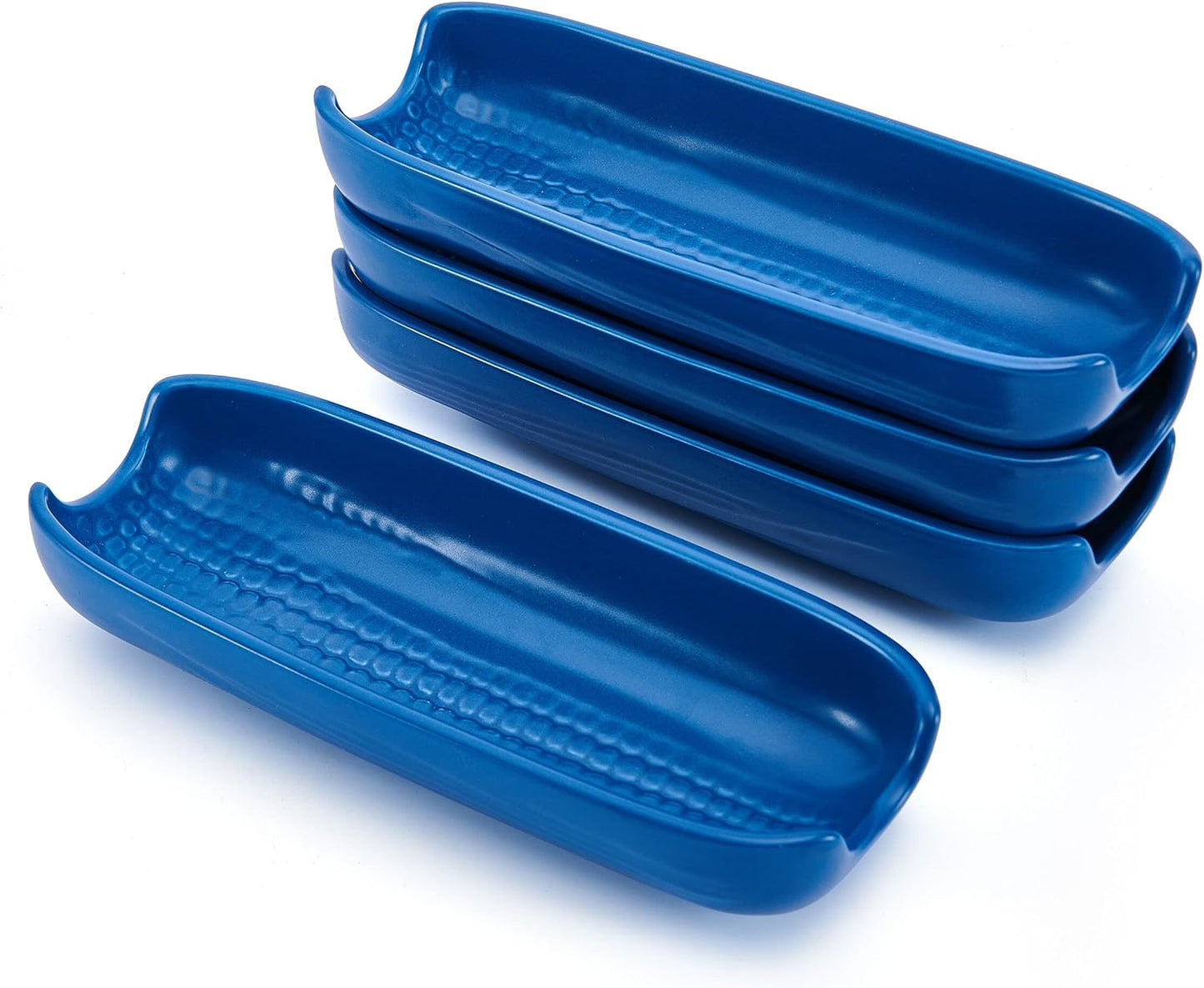 Pfaltzgraff Callie Stoneware Corn Dishes, Set Of 4, Blue