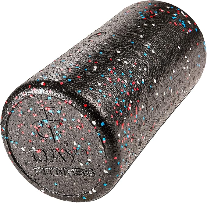 High-Density Round Foam Rollers - 4 Size and 8 Color Options - Massage Rollers for Stretching, Deep Tissue and Myofascial Release