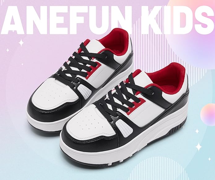 Roller Skate Shoes for Kids Girls Boys Detachable Wheeled Fashion Sneakers