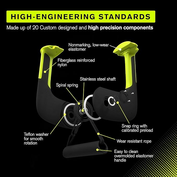 Duonamic Eleviia: Portable Doorway Pull-Up Bar – Lightweight, Travel-Ready, 250 lb Capacity