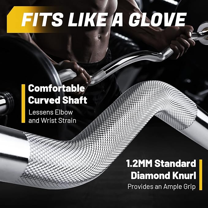 LIONSCOOL Premium 4ft/4.9ft/6ft Barbell for Strength Training and Olympic Weightlifting, 2 Inch Bar for Squats, Curls, Deadlifts, Presses, Hip Thrusts, 350lbs/500lbs/700lbs Weight Capacity