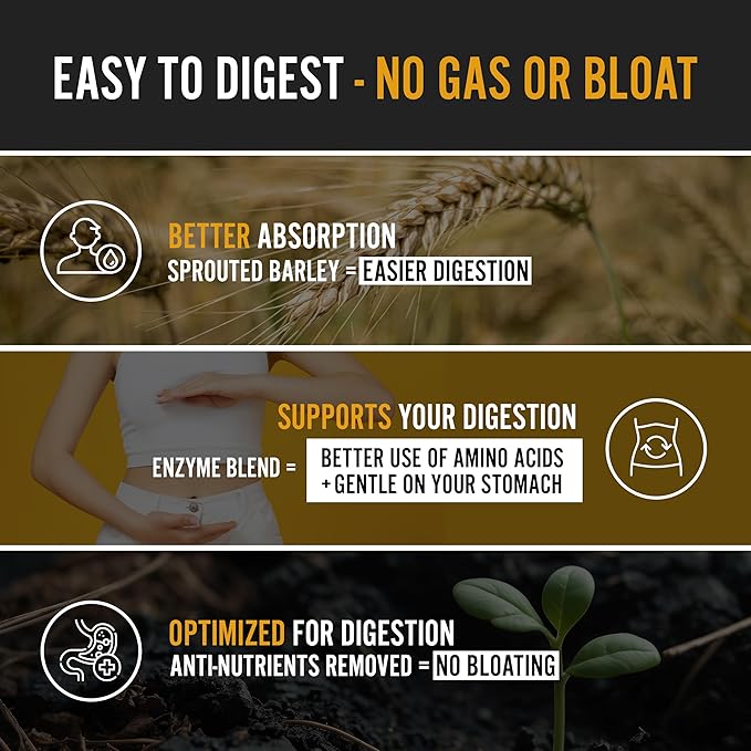 Vanilla Plant-Based Protein Powder for Women & Men, Easy to Digest, Delicious Madagascar Vanilla Bean Powder Supports Overall Well-Being, 15 Servings/Pouch, 30g