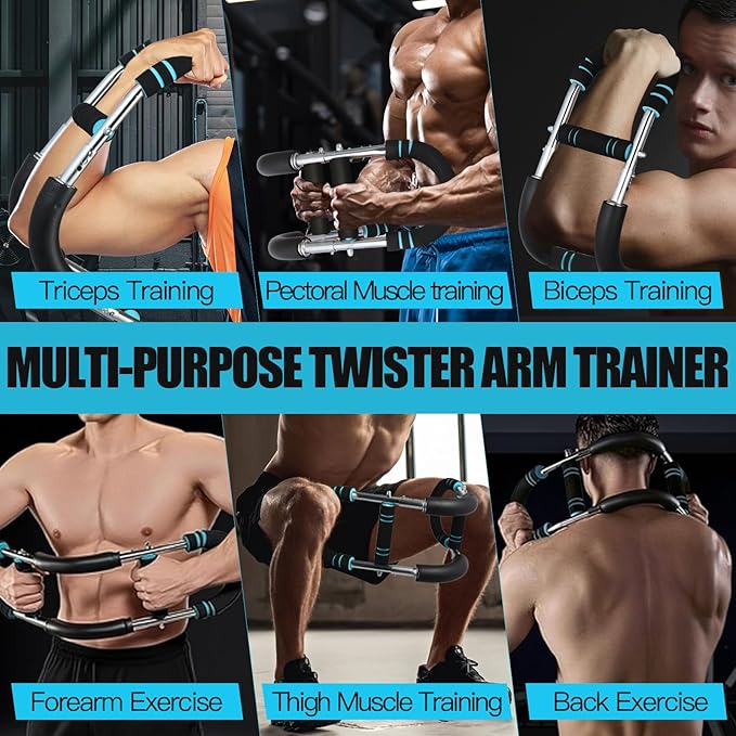 Twister Arm Trainer, Adjustable Chest Workout Equipment, Twister Arm Exerciser,Chest,Arms, Shoulders and Forearms Muscle Training Fitness Equipment