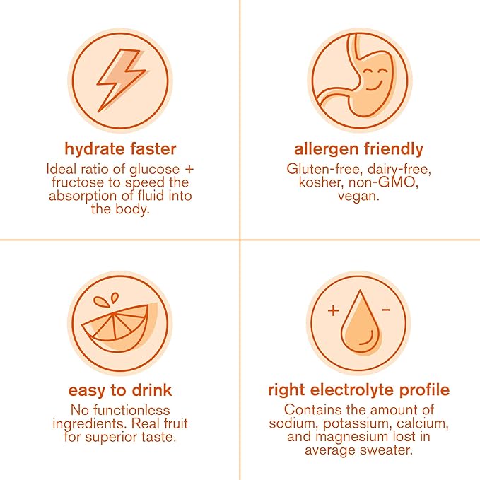 Skratch Labs Hydration Powder | Sport Drink Mix | Electrolytes Powder for Exercise, Endurance, and Performance | Orange | 20 Servings | Non-GMO, Vegan, Kosher