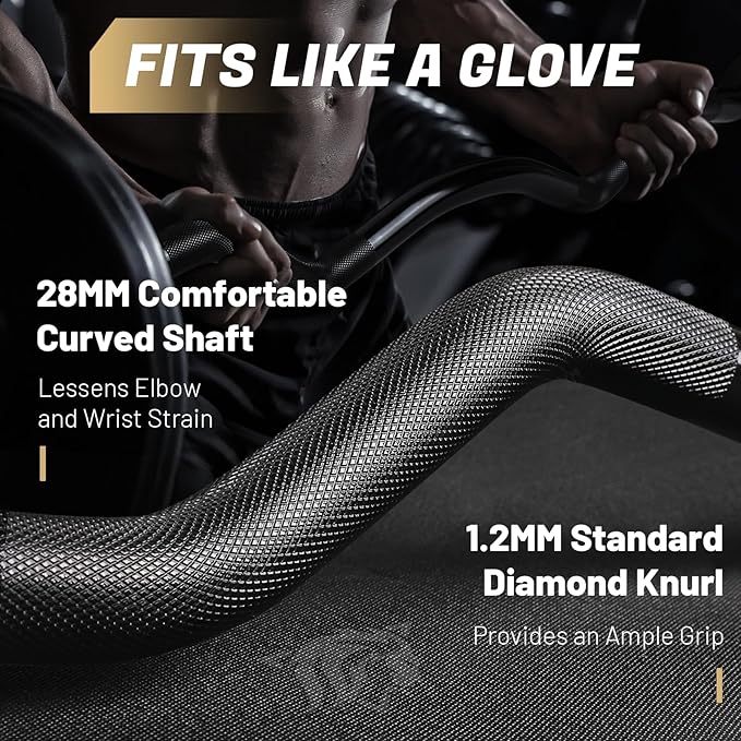 LIONSCOOL Premium 4ft/4.9ft/6ft Barbell for Strength Training and Olympic Weightlifting, 2 Inch Bar for Squats, Curls, Deadlifts, Presses, Hip Thrusts, 350lbs/500lbs/700lbs Weight Capacity