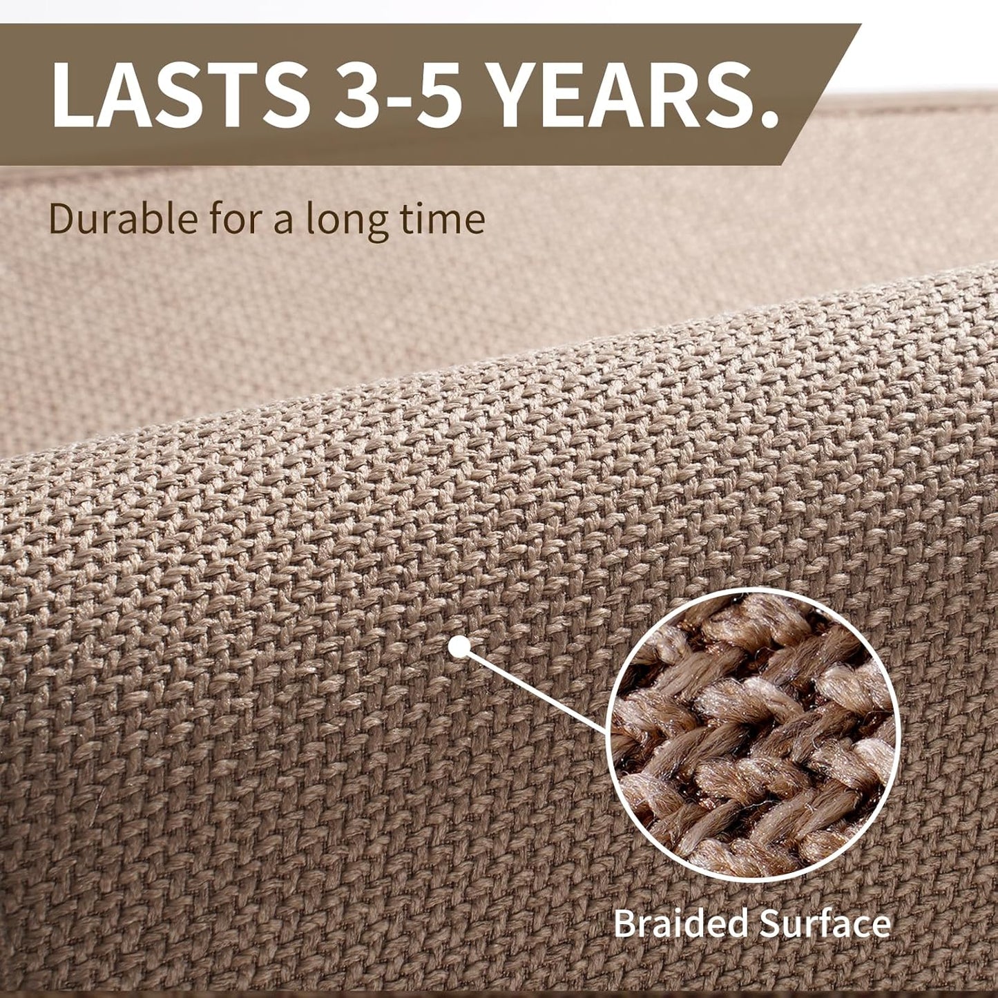 Durable Non-Slip Kitchen Mats，Kitchen Mats in Front of Sink,Quick Drying Mat for Kitchen Counter, 17x59 Brown Water and Oil Absorbent Runner Rugs for Kitchen