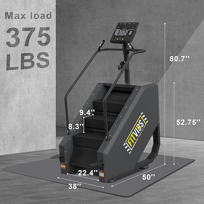 Stair Stepper Machine, Continuous Climbing Stair Machine, Commercial Grade Stair Stepping Machine for Cardio and Lower Body Workouts