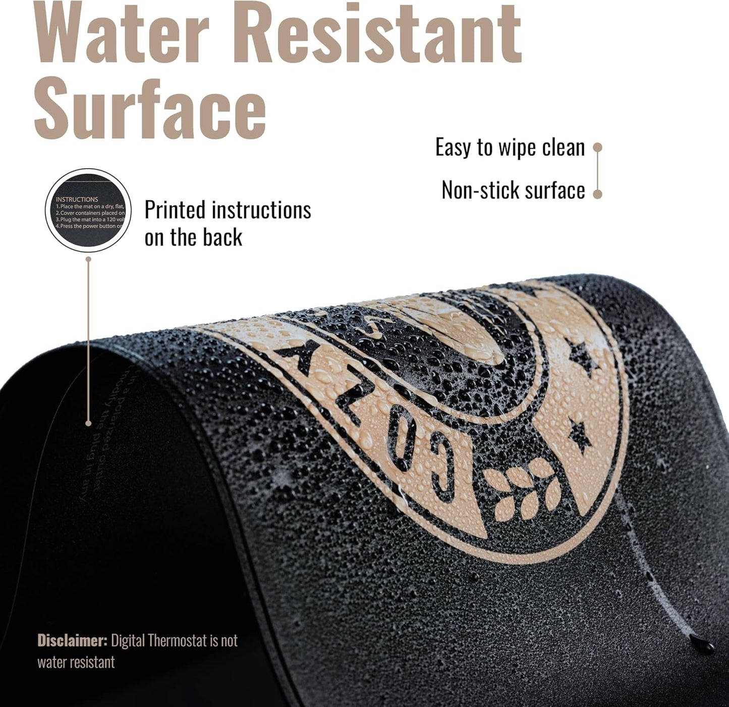 Cozy Bread® Sourdough Bread Proofing Mat for Home Bakers | USA Brand | Thermostat Controlled Bread Proofer (10" x 21") | Dough Riser Heating Mat