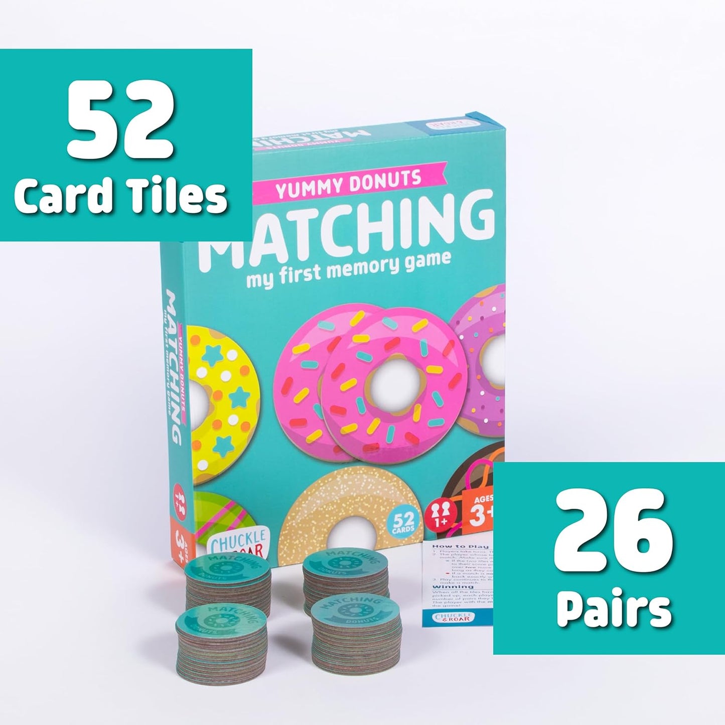 Chuckle & Roar Matching Game Donut Edition