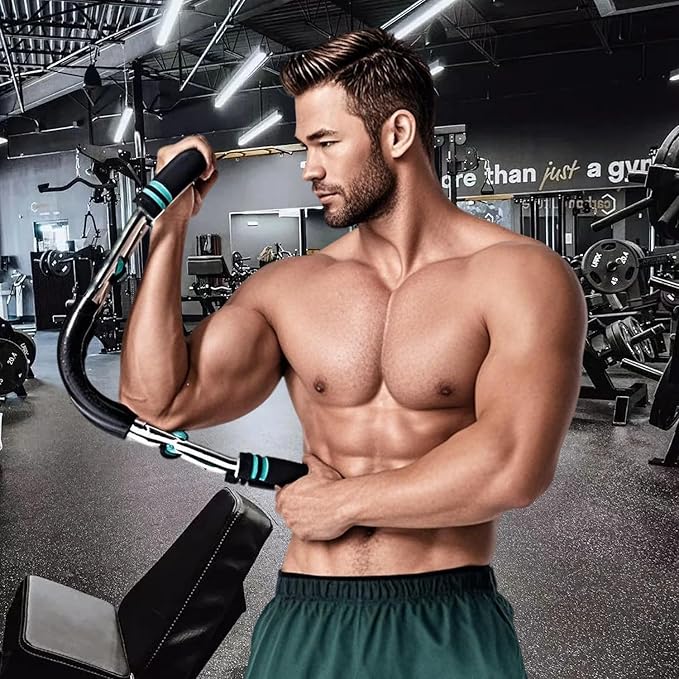 Twister Arm Trainer, 40-100lb Adjustable Chest Workout Equipment, Portable Power Twister Bar, 2025 New Adjustable Twister Arm Chest Exerciser，Detachable Design Fitness Anywhere