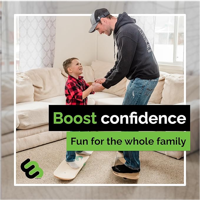 Spinning Wooden Balance Board & Agility Training Equipment