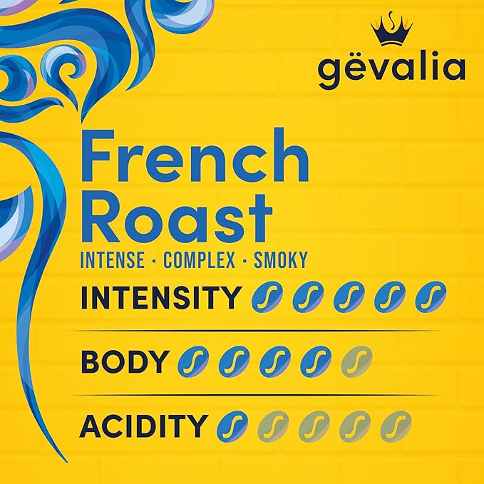 Gevalia French Roast Dark 100% Arabica Ground Coffee (12 oz Bag)