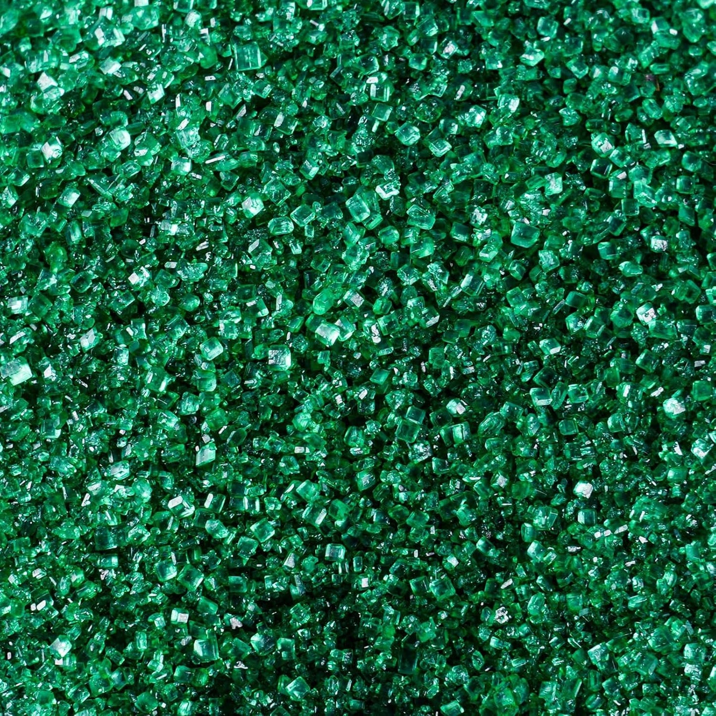 Kasvan Sanding Sugar Sprinkles - Edible Sugar Crystals, Baking Cake Decorations, Ice Cream Toppings cupcake Decorating, Wedding Party Chirstmas Supplies, 85g/3.2oz (Dark Green)