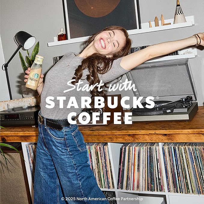 Starbucks Frappuccino Coffee Drink, Vanilla, 13.7 Fl Oz (Pack of 12)