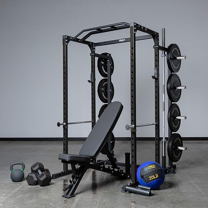 REP Fitness PR-1100 Power Rack - 700 lbs Rated Lifting Cage for Weight Training