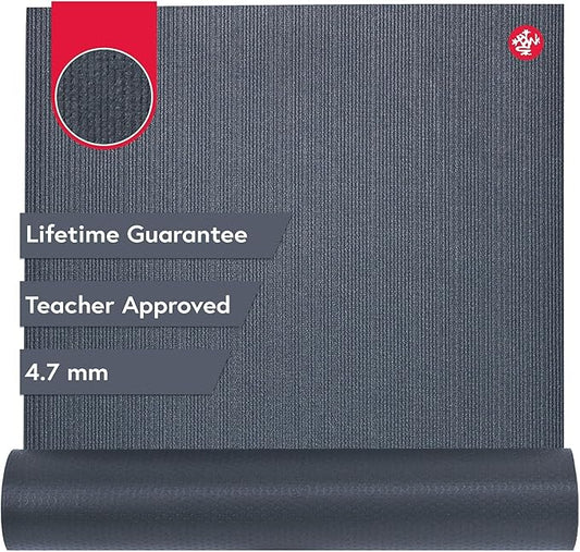 Manduka PROlite Yoga Mat 71" - 4.7mm | Lifetime Durability | Hygienic Construction | Teacher Approved | 71 x 24 inches