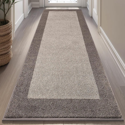 Machine Washable Kitchen Rug 32" x 72", Non Slip Indoor Door Rug, Absorbent Entrance Runner Rug for Bedroom, Hallway, Bathroom, Floor (Roll Packing)